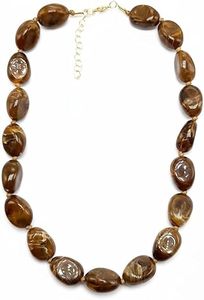 Collier pendentif en résine naturelle de fleurs ALTAMASH CRAFT, fait main, décoration d'intérieur et cadeau d'affaires, bijoux - Product Image 3