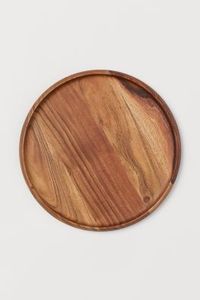 Assiette à dîner artisanale en bois naturel moderne, gravée sur mesure, pour mariage, écologique - Product Image 3