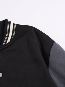 Chaqueta Varsity Personalizada de Alta Calidad para Hombre, Chaqueta de Baloncesto, Estilo Casual de Béisbol, Material de Forro Polar - Product Image 4