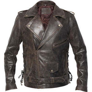 Chaqueta de Cuero para Hombre MARGINAL SPORTS al por Mayor, Cierre de Cremallera, Forro Cálido, Diseño Elegante, Prenda Exterior Duradera y Moderna, Precio Bajo - Product Image 1