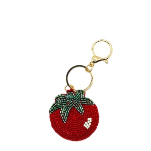 Llavero con diseño artístico de cuentas de semillas y temática oceánica, colgante de cactus con cuentas de calidad boutique - Product Image 5