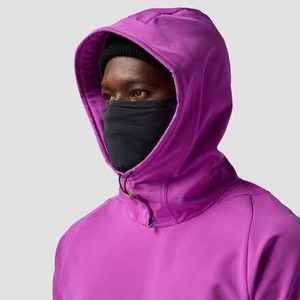 Men's Color Blocking Hooded Snow <b>Overalls</b> Waterproof Zipper Closure <b>Winter</b> Sporty Fit Polyester Shell Regular Length - Product Image 5