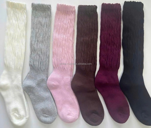 Calcetines Slouch con agarre antideslizante personalizados con puño acanalado elástico suave para mujeres Pilates Barre Yoga acogedor cálido calcetines de invierno - Product Image 5