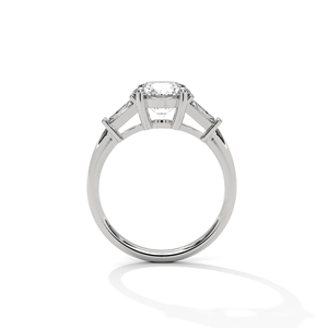 Elegante Anillo de Diamante Moissanite para Mujer, Anillo de Compromiso o Aniversario de Lujo con Solitario - Product Image 3