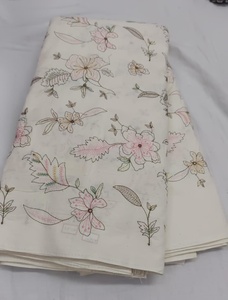 Tela de Algodón Puro con Bordado Floral Hakoba, 75 GSM, 44 Pulgadas de Ancho, Material de Bordado con Ojales para Vestidos de Boutique, 10 Metros - Product Image 5