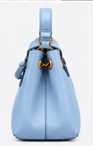 Sac à main élégant en cuir véritable de qualité supérieure pour femme, sac à bandoulière élégant pour tous les jours, grande capacité, bouton, OEM ODM - Product Image 3