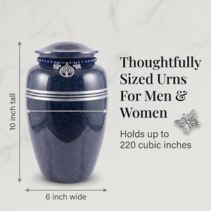 Reliable Manufacturer Distinctive Aluminum Funeral Memorial <b>Urn</b> for Adult Cremation Ashes with Premium Craftsmanship and Elegant - Product Image 4
