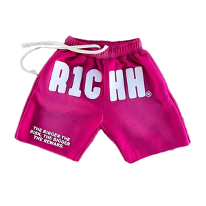 Vintage Wash Thick Cotton Streetwear Sweat <b>Shorts</b> Custom Logo <b>Men</b> Applique Embroidery <b>Patched</b> Raw Hem French Terry <b>Shorts</b> - Product Image 3