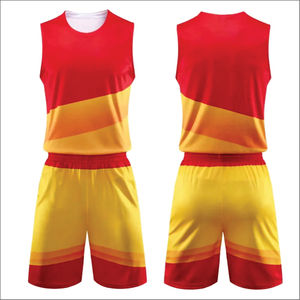 Uniforme de Baloncesto de Verano Personalizable con Logotipo Impreso, Transpirable, 100% Poliéster, Unisex, Corto, Ajuste Cómodo, Nombre del Equipo Personalizado - Product Image 1