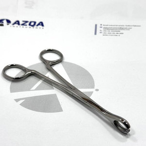 Pince à éponges chirurgicales robuste en acier inoxydable de 6 pouces avec fente de 3 mm pour pansements - Product Image 5