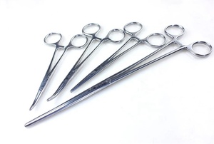 คีมทันตกรรมผ่าตัดเลือดหยุดคีมหลอดเลือดดําทางการแพทย์คีมคริล 6" สแตนเลสสตีลโค้งตรง CE ISO - Product Image 6