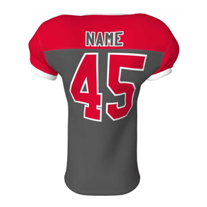Breathable Performance Team Sports Custom Football Jersey American Football Team Apparel Quick Dry <b>Mesh</b> Sports Shirt For Adults - Product Image 2
