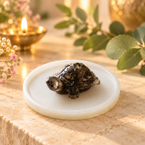 Figurine de tortue en pyrite naturelle, sculpture de tortue en cristal poli, décoration Feng Shui pour la maison, le bureau, cadeau - Product Image 2