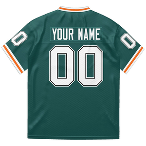Maillot de football américain personnalisé pour homme, manches courtes, respirant, tenue de sport pour équipe, 100 % polyester, toutes saisons, OEM ODM, sans couture - Product Image 4