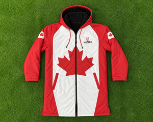 Chaqueta Parka Personalizada con la Bandera de Canadá, Impermeable, Cortavientos, Forrada de Forro Polar, con Capucha, para Natación, Surf y Deportes al Aire Libre - Product Image 6
