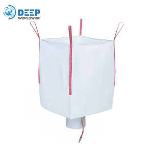 Bolsa de Polipropileno Impermeable de 1.5 Toneladas, Tejida, de Alta Resistencia, con Abertura Superior, Boquilla Inferior y Ventilación, para Fertilizantes, Productos Químicos, Cemento a Granel - Product Image 1