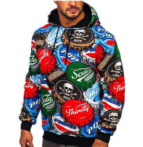 Sudadera con Capucha de Invierno para Hombre, de Mezclilla de Algodón de Alta Calidad, Transpirable, Estilo de Diseñador de Lujo, Colores y Logotipo Personalizables - Product Image 1