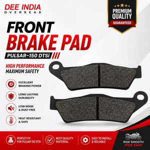 Plaquettes de frein avant pour Bajaj Pulsar 150 DTSi |   Plaquettes de frein à disque pour moto |   Performances Élevées - Product Image 3