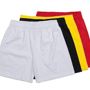 Meilleur Prix Street-Trend Été Loosed-Meshed Jaune-Couleur Respirant Logo Personnalisé Sport Basketball High-Street Hommes Shorts - Product Image 5