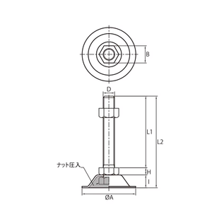 Écrous et boulons d'ancrage japonais en fer de qualité supérieure, sur mesure, réglables, avec filetage métrique, vente en gros - Product Image 3
