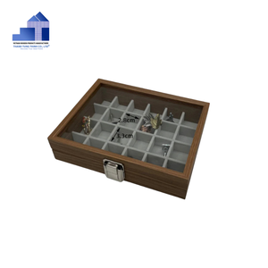 Produit phare : Boîte à bijoux carrée en bois moderne, personnalisée, de qualité supérieure, durable et robuste, provenant d'une usine vietnamienne, au prix d'usine - Product Image 2