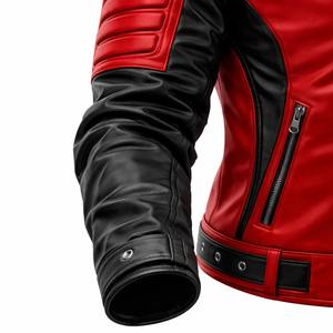 Chaqueta de Cuero para Motociclismo Futurista, Ropa Protectora para Motociclistas Deportivos, Exportación Directa de Fábrica - Product Image 5