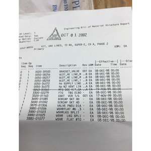 Kit AMAT 0242-88554, Líneas de Gas, 10 RA, Equipo y Piezas de Semiconductores de Confianza Global - Product Image 3