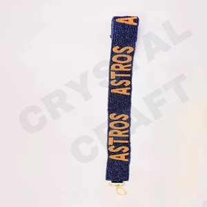CRYSTAL CRAFT Modèle 4445 Sangle en toile à carreaux classique Durable Écologique Motif noir et blanc Crochets métalliques pour accessoires - Product Image 3