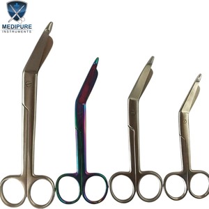 Ciseaux à pansements Lister de haute qualité en acier inoxydable, ciseaux de traumatologie pour couper les pansements, instruments chirurgicaux médicaux - Product Image 2