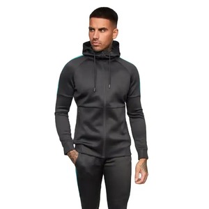 Conjunto Deportivo 2 en 1 para Hombre, con Logotipo Personalizado, Ligero, Ecológico, de Poliéster/Algodón, Sudadera con Capucha y Pantalones para Correr - Product Image 4