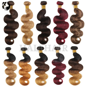 Venta al por mayor 100% vietnamita Remy Cuerpo Humano onda pelo trama Super doble dibujado extremos envío rápido disponible - Product Image 2