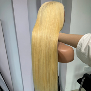 Vente en gros d'extensions de cheveux 100% de haute qualité cheveux vietnamiens droits en os blond avec double extrémités dessinées pour le tissage - Product Image 2