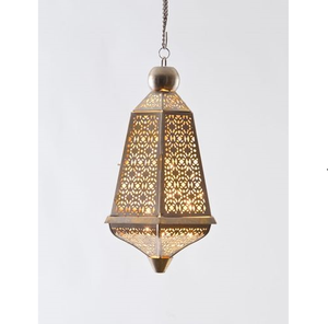 Hexagonal <b>Black</b> <b>Lantern</b> Glass Candle Holder Decorative Accent Timeless Evening Glow - Product Image 4