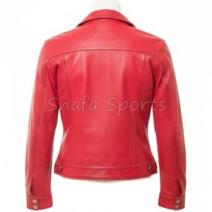 Chaqueta de cuero para mujer, estilo moderno, ropa de calle, diseñada para looks y mujeres seguras de sí mismas. - Product Image 2
