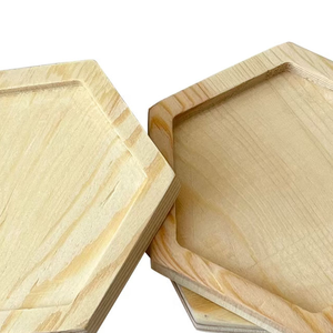 Sous-verres en bois faits à la main de qualité supérieure pour la décoration de table, prix de gros, fournitures en vrac de sous-verres en bois disponibles en Inde - Product Image 6