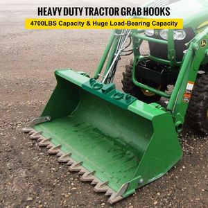 Ganci di traino compatti forgiati G70 da 1/4 di pollice con bullone, portata massima 4700 libbre, per benna trattore, albero da 1/2 di pollice - Product Image 2