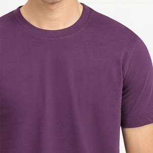 T-shirt Homme Mode Printemps-Été Coupe Classique Couleur Unie 220 g/m² Soie/Coton Respirant Séchage Rapide Manches Courtes Vêtement d'Extérieur - Product Image 4