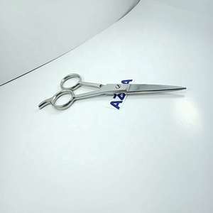 Vente en gros de ciseaux de coiffeur en acier inoxydable pour la coupe de cheveux en salon et à la maison, ciseaux de coiffeur couleur argent à prise confortable - Product Image 2