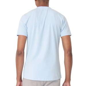 เสื้อยืดคอตตอนพรีเมียมผู้ชาย แขนสั้น สีดำล้วน รับทำโลโก้ ผู้ผลิตเสื้อผ้า ซัพพลายเออร์อาลีบาบา - Product Image 3