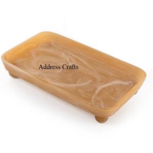 Nouveauté : Plateau en résine alimentaire pour chocolats, dattes du Ramadan et de l'Aïd, décoration de table, plateau de service pour desserts. - Product Image 2