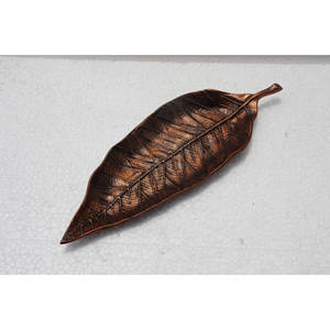 Plateau de service en aluminium artisanal moderne en cuivre de haute qualité pour la décoration de la maison et les mariages - Product Image 1