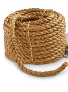 Corde torsadée en abaca biodégradable, fibre naturelle brune, corde d'emballage écologique - Product Image 6