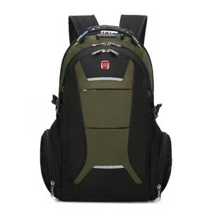 Green Anti Theft Laptop Backpack Water Resistant Combination Lock Outdoor <b>Rucksack</b> - Product Image 1