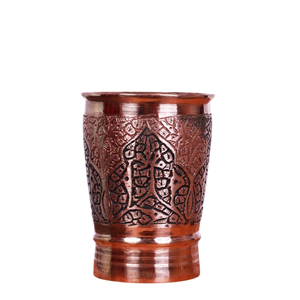 Copas de Vino de Cobre Sopladas a Mano de Diseño Maravilloso, Accesorios de Bar al por Mayor, Vasos para Whisky y Vino, Cristalería de Cobre - Product Image 2