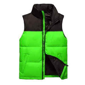 Custom Winter Fashion Stand Collar Thicken Cotton Warm Plain Sports Coats Puffer Padded Puffer <b>Vest</b> Jacket <b>Men's</b> <b>Vests</b> - Product Image 6