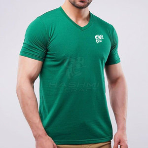 Camiseta de Hombre con Cuello en V, de Algodón Suave Premium, para Uso Diario Informal, Tejido Transpirable, Cómoda, de Manga Corta, Moda Urbana de Verano - Product Image 2