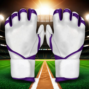 Gants de frappeur de baseball PROVEN ENTERPRISES en cuir, couleurs et tailles personnalisables, design léger et durable, manchette longue élastique haute performance - Product Image 5