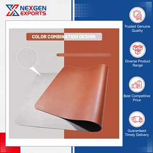 Tapis de bureau en cuir PU antidérapant et imperméable de qualité supérieure Nexgen Exports, très demandé, pour jeux vidéo, 800x400mm, durable - Product Image 4