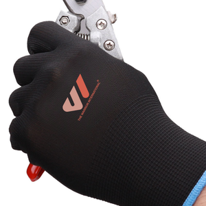 Guantes de Trabajo Recubiertos de PU, Forro de Poliéster, Revestimiento Antideslizante en la Palma, Guantes de Seguridad Duraderos, Protección Diaria para Manos en la Industria Electrónica - Product Image 3