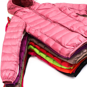 Plain Dyed Customized Women's Knitted Canvas Puffer <b>Jacket</b> High Quality Breathable <b>Waterproof</b> Cotton Polyester Plus Size <b>Winter</b> - Product Image 5